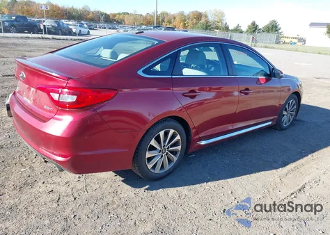 2016 Hyundai Sonata Sport from USA, damaged, VIN 5NPE34AF8GH429844